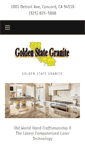 Mobile Screenshot of goldenstategranite.com